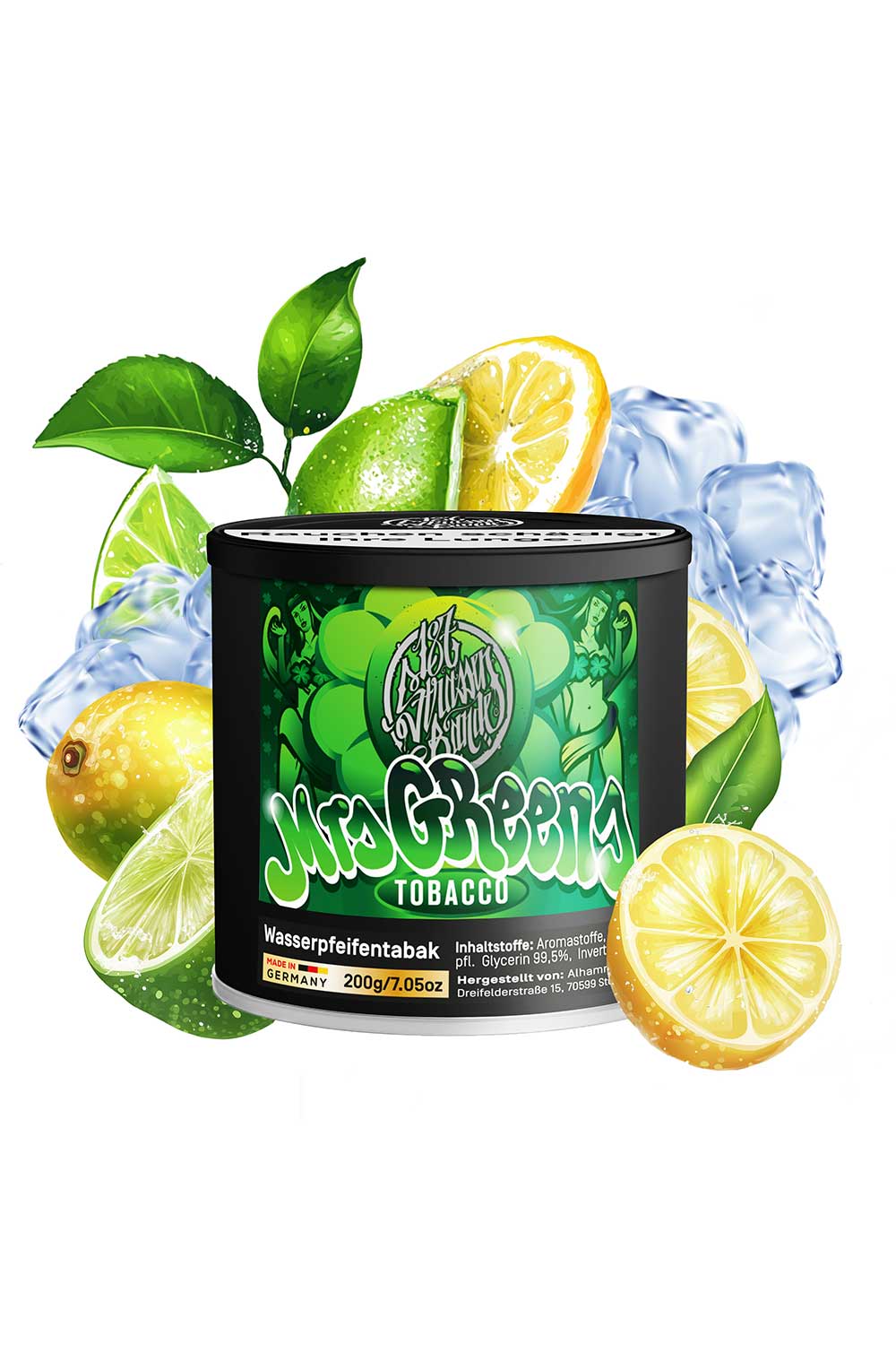 Strassenbande Mrs. Green Tabak 200g - Smokers Paradise
