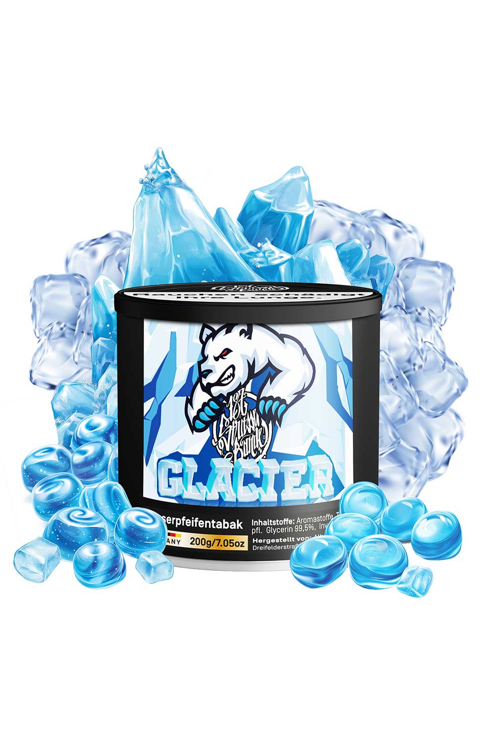 Strassenbande GLACIER Tabak 200g - Smokers Paradise
