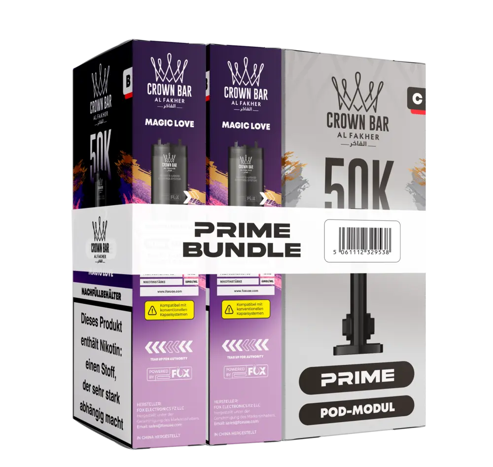 Al Fakher 50K Hypermax Prime Pod Bundle - Magic Love
