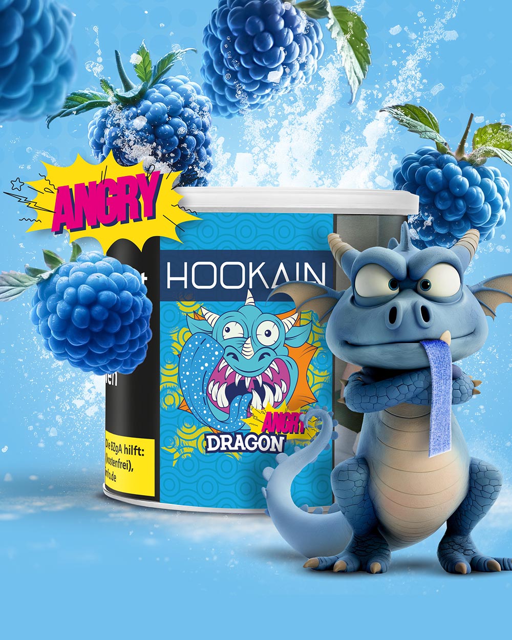 Angry Blue Dragon Tabak 200g - Smokers Paradise