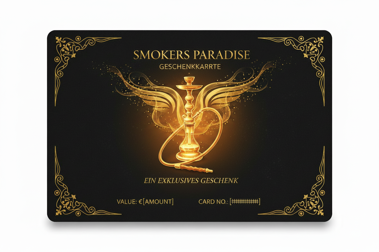 Smokers Paradise Geschenkgutschein - Smokers Paradise