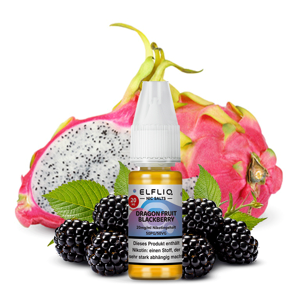 Elfbar ELFLIQ Dragonfruit Blackberry Nikotinsalz Liquid 10ml