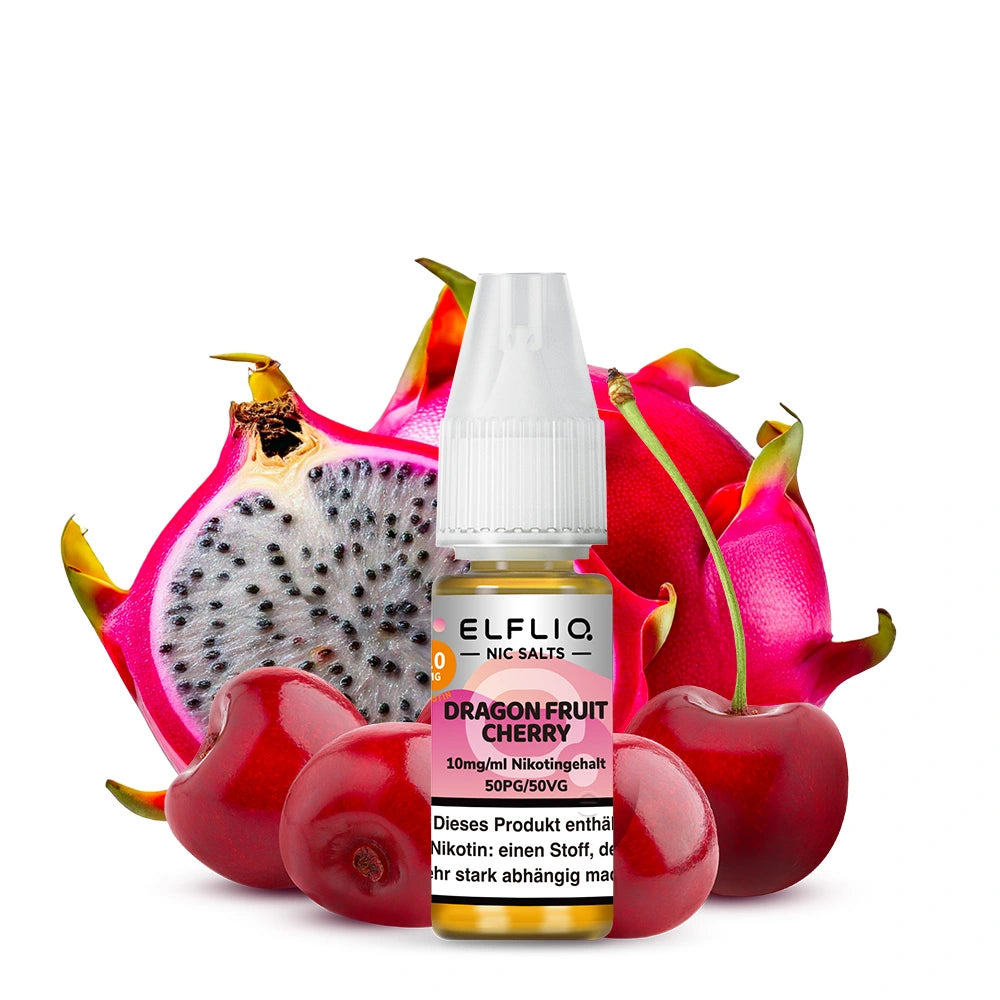 Elfbar ELFLIQ Dragonfruit Cherry Nikotinsalz Liquid 10ml
