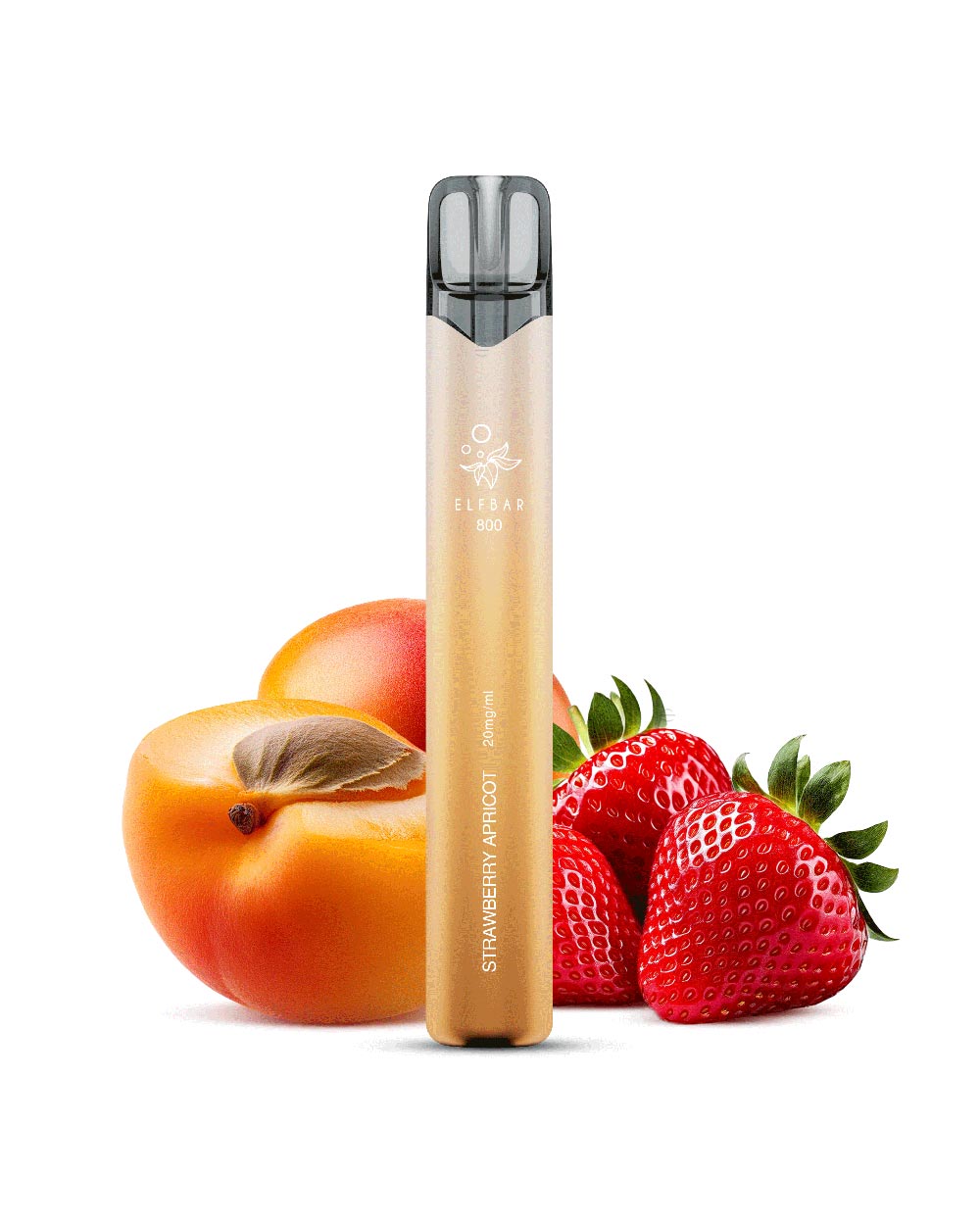Elfbar 800 Einweg E-Zigarette Strawberry Apricot 20mg - Smokers Paradise