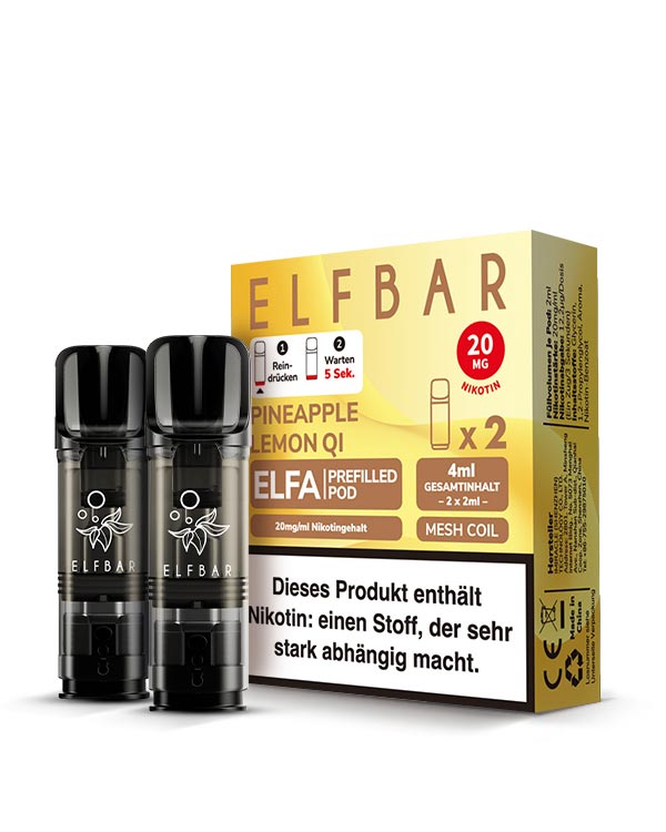 ELFA Pods Pineapple Lemon (2 Stück) 20mg - Smokers Paradise