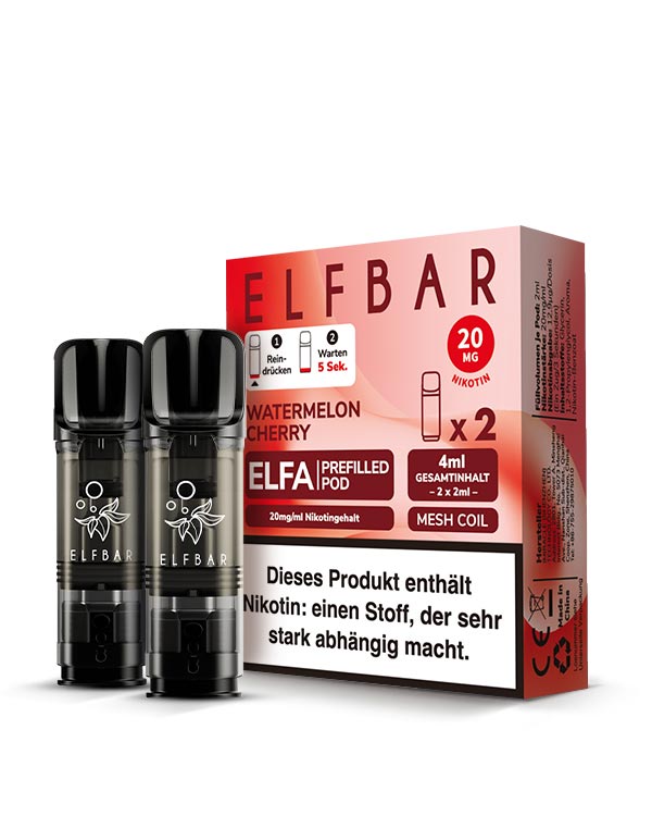 ELFA Pods Watermelon Cherry (2 Stück) 20mg - Smokers Paradise