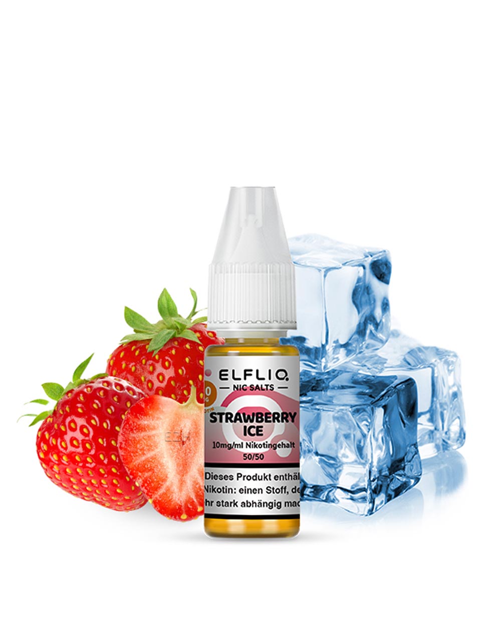 Elfliq Strawberry Ice Nikotinsalz Liquid 10ml - Smokers Paradise
