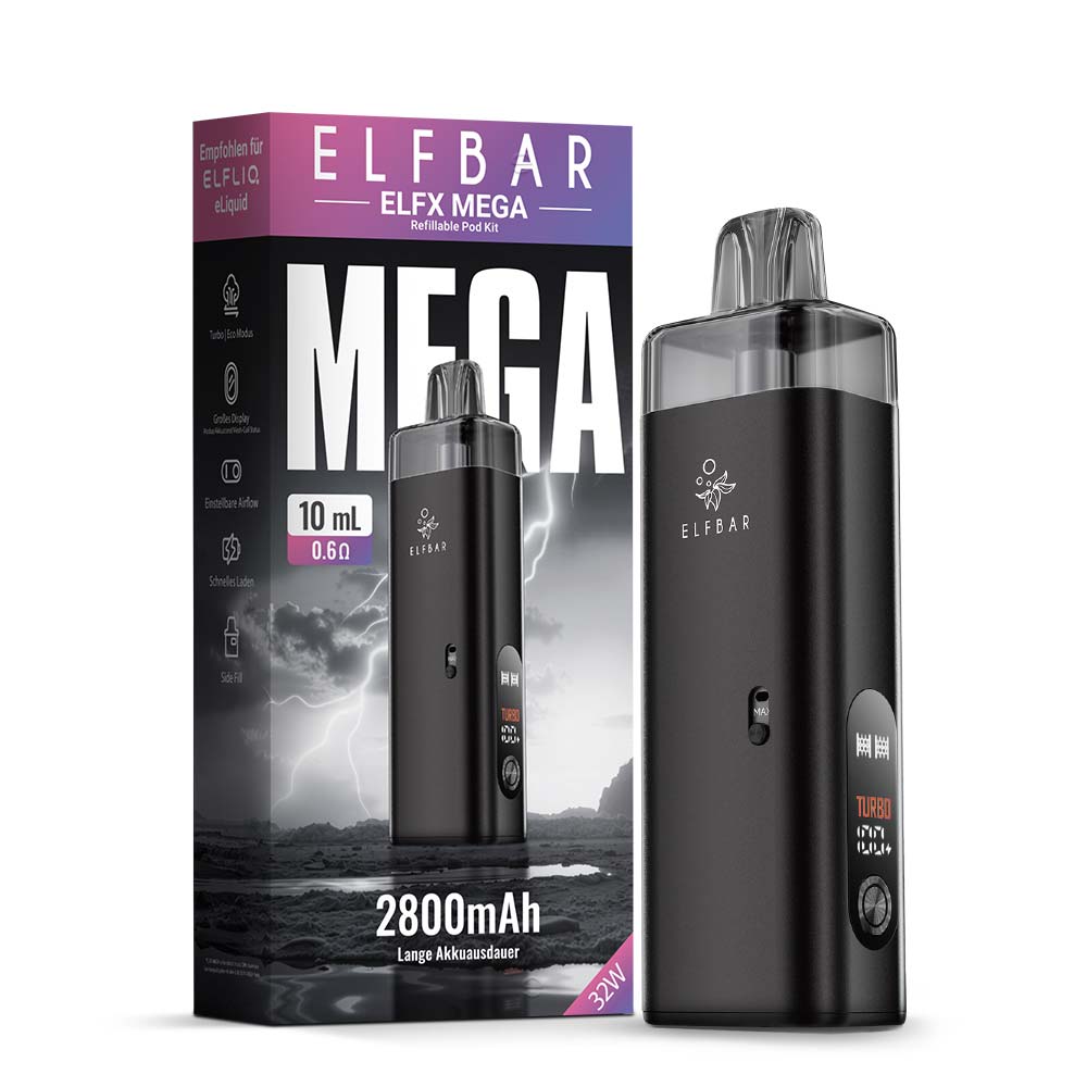 ELFX MEGA Kit Pod System 10ml - Smokers Paradise