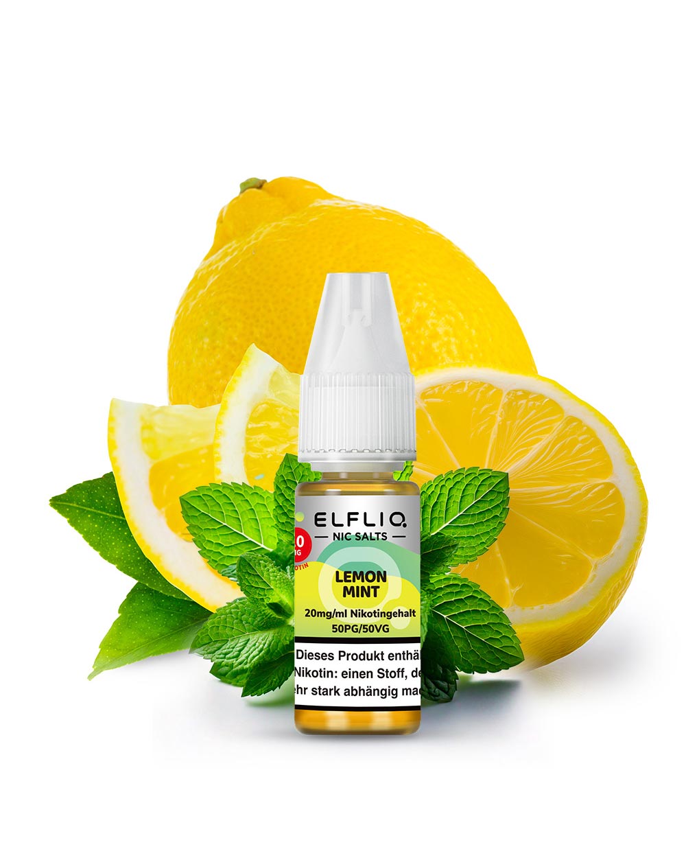 Elfliq Lemont Mint Nikotinsalz Liquid 10ml - Smokers Paradise