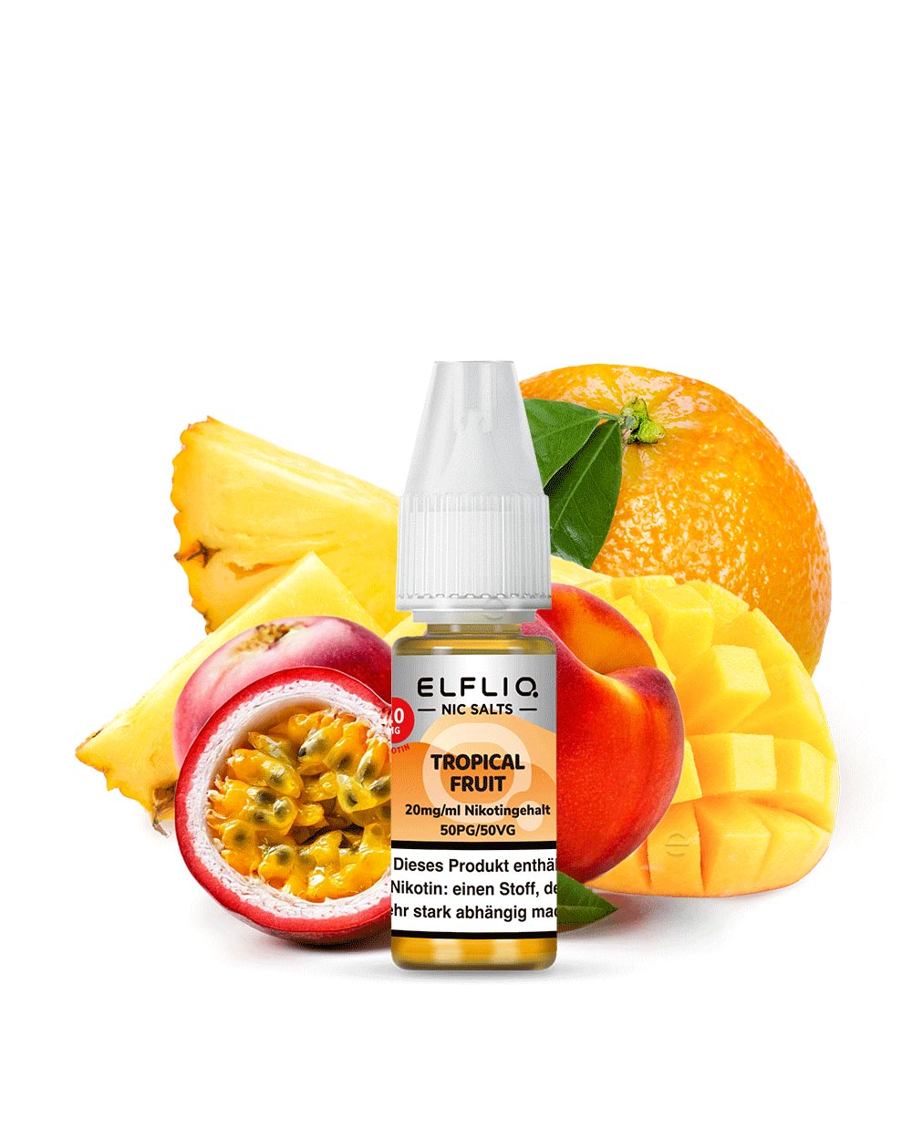 Elfliq Tropical Fruit Nikotinsalz Liquid 10ml - Smokers Paradise