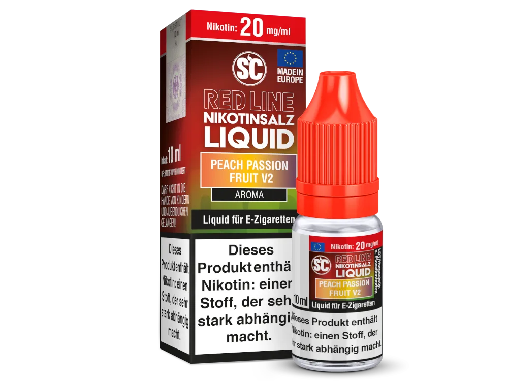 Red Line - Peach Passion Fruit - Nikotinsalz Liquid