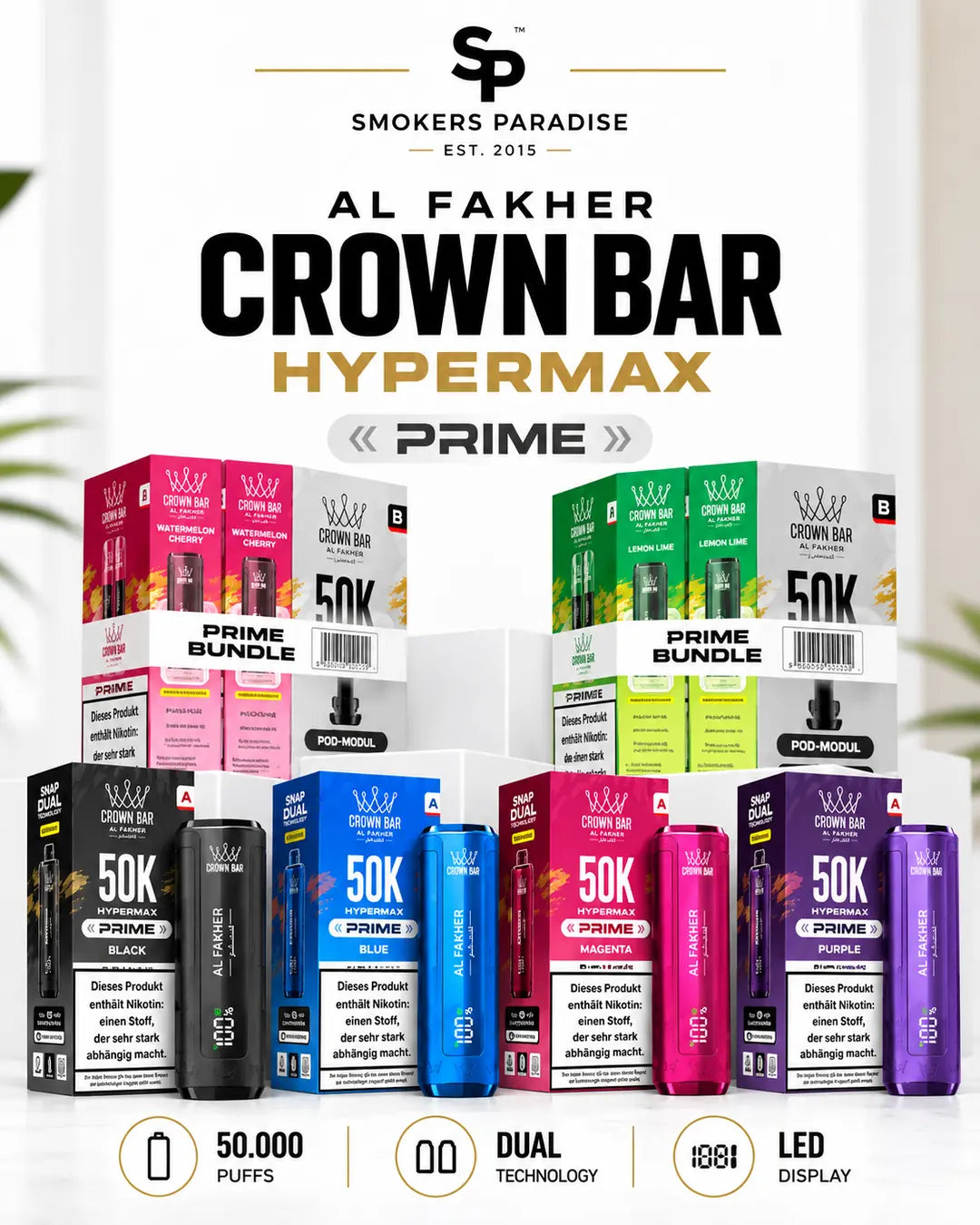 Al Fakher Hypermax Prime 50K: Warum dieses Big-Puff-System in Deutschland erlaubt ist