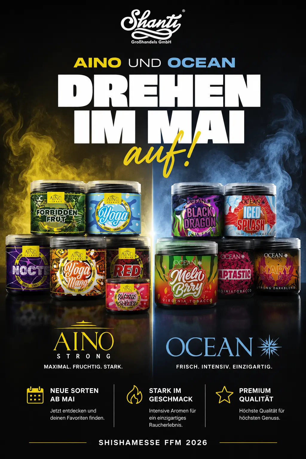 AINO & Ocean - drehen im Mai auf!