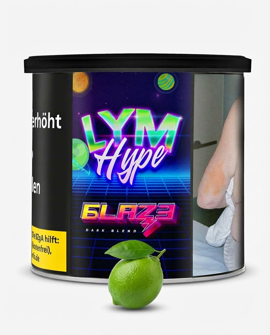 Blaze Dark Leaf - Lyme Hype Tabak 200g - Smokers Paradise
