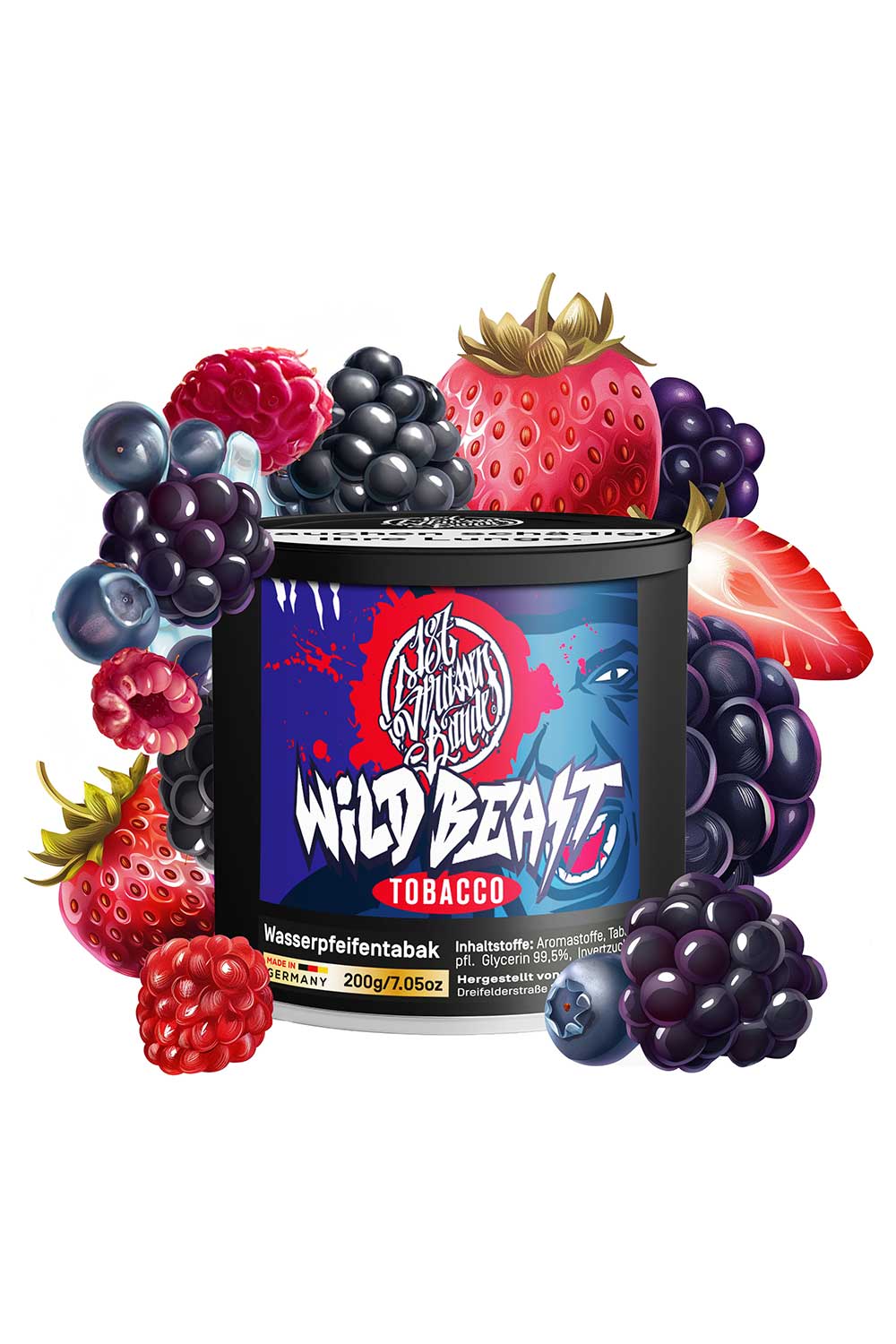 Strassenbande Wild Beast Tabak 200g - Smokers Paradise
