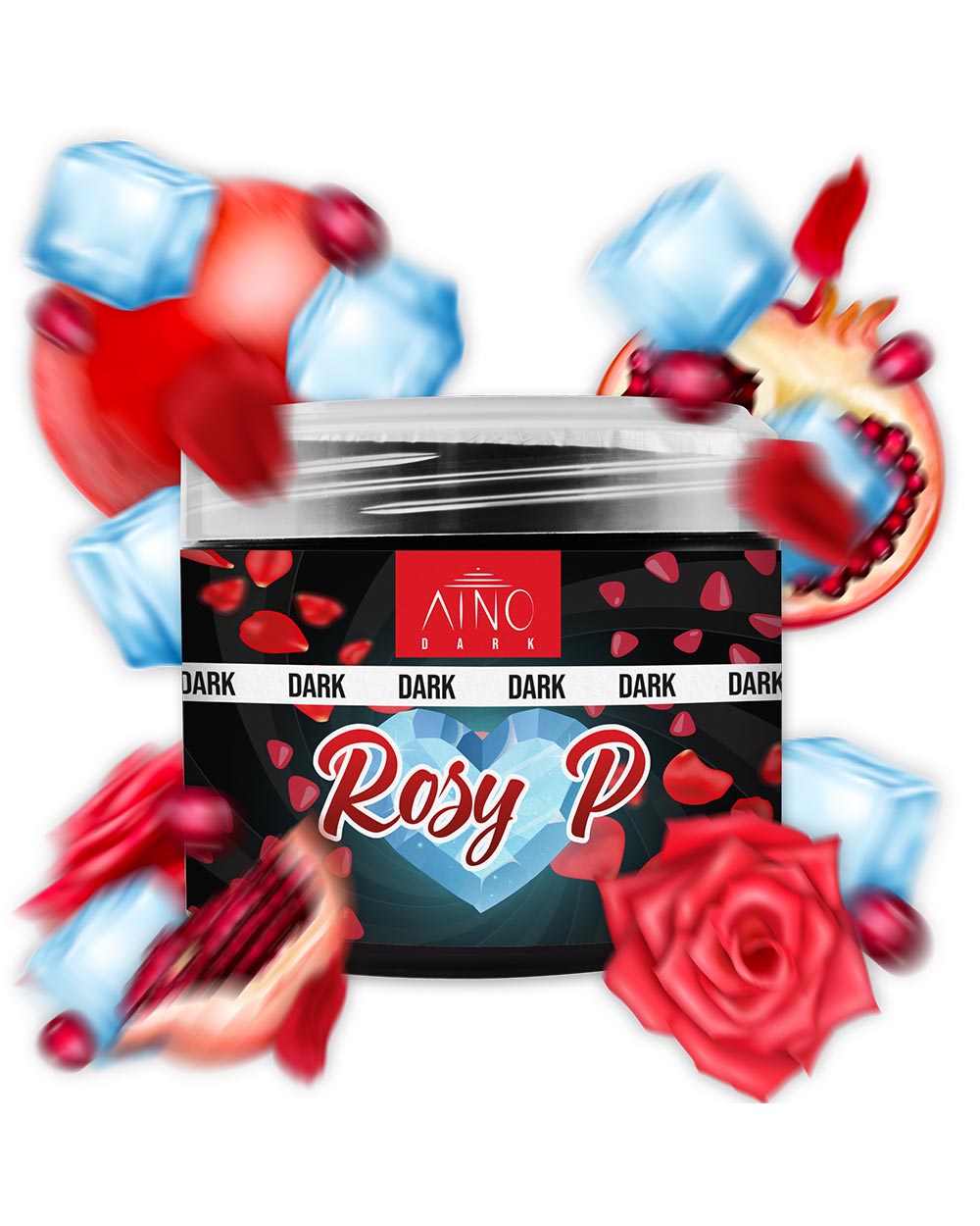 Dark Rosy P Tabak 200g - Smokers Paradise