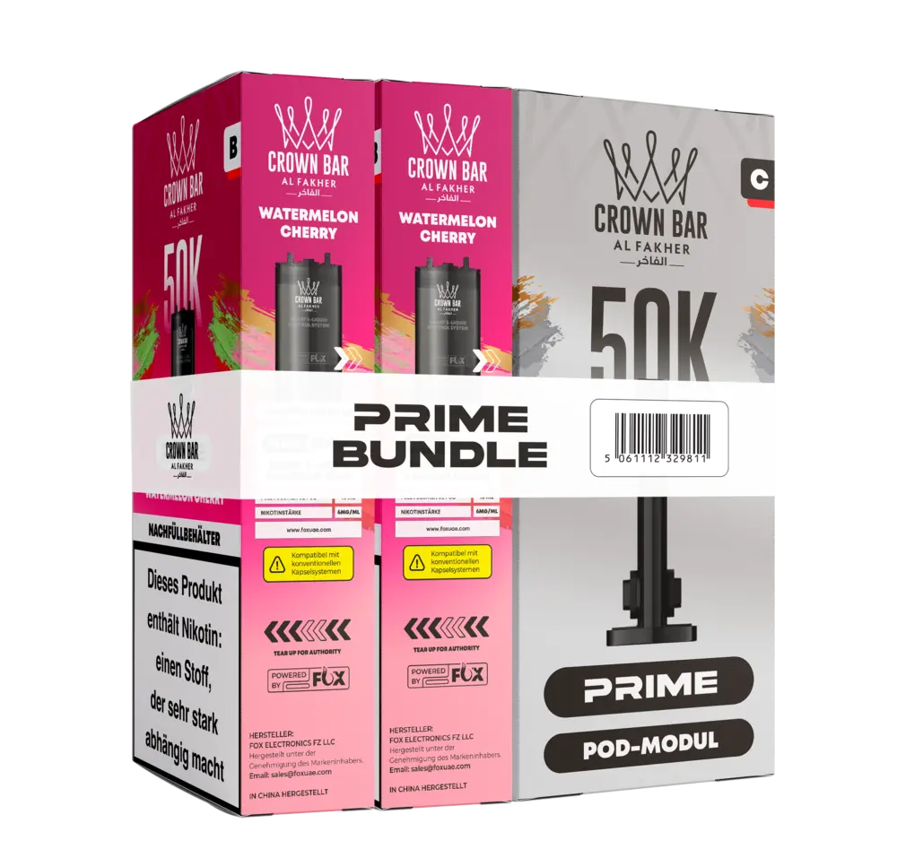 Al Fakher 50K Hypermax Prime Pod Bundle - Watermelon Cherry