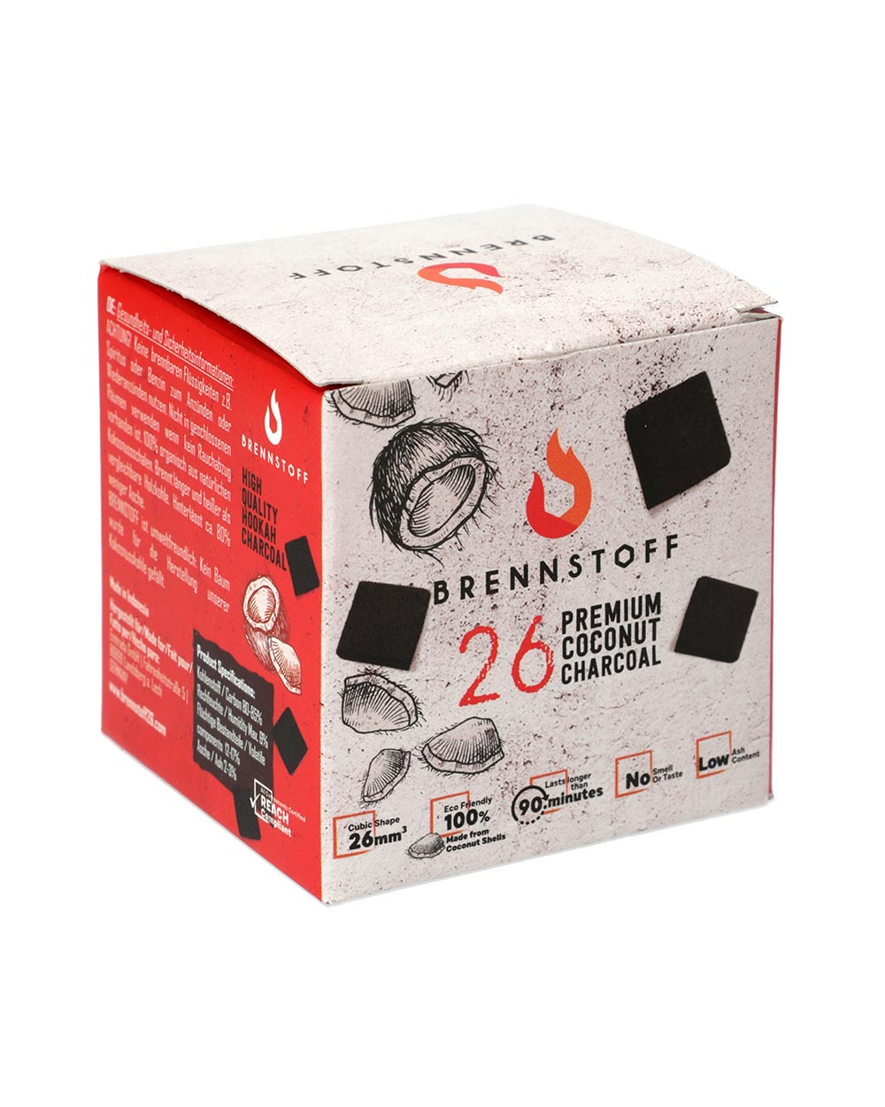 Naturkohle 26er 1kg - Smokers Paradise