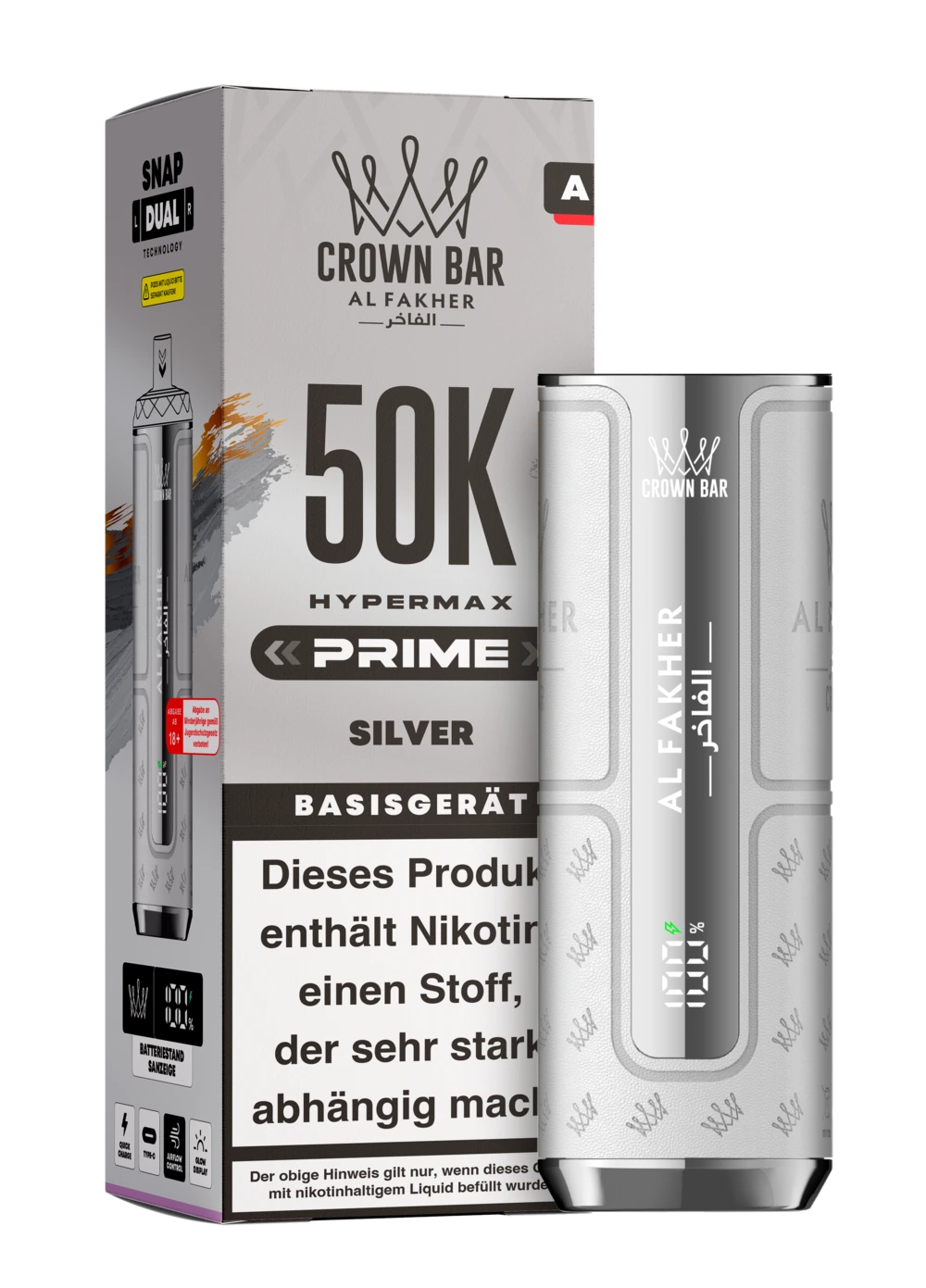 Al Fakher Hypermax Prime 50K Akkuträger