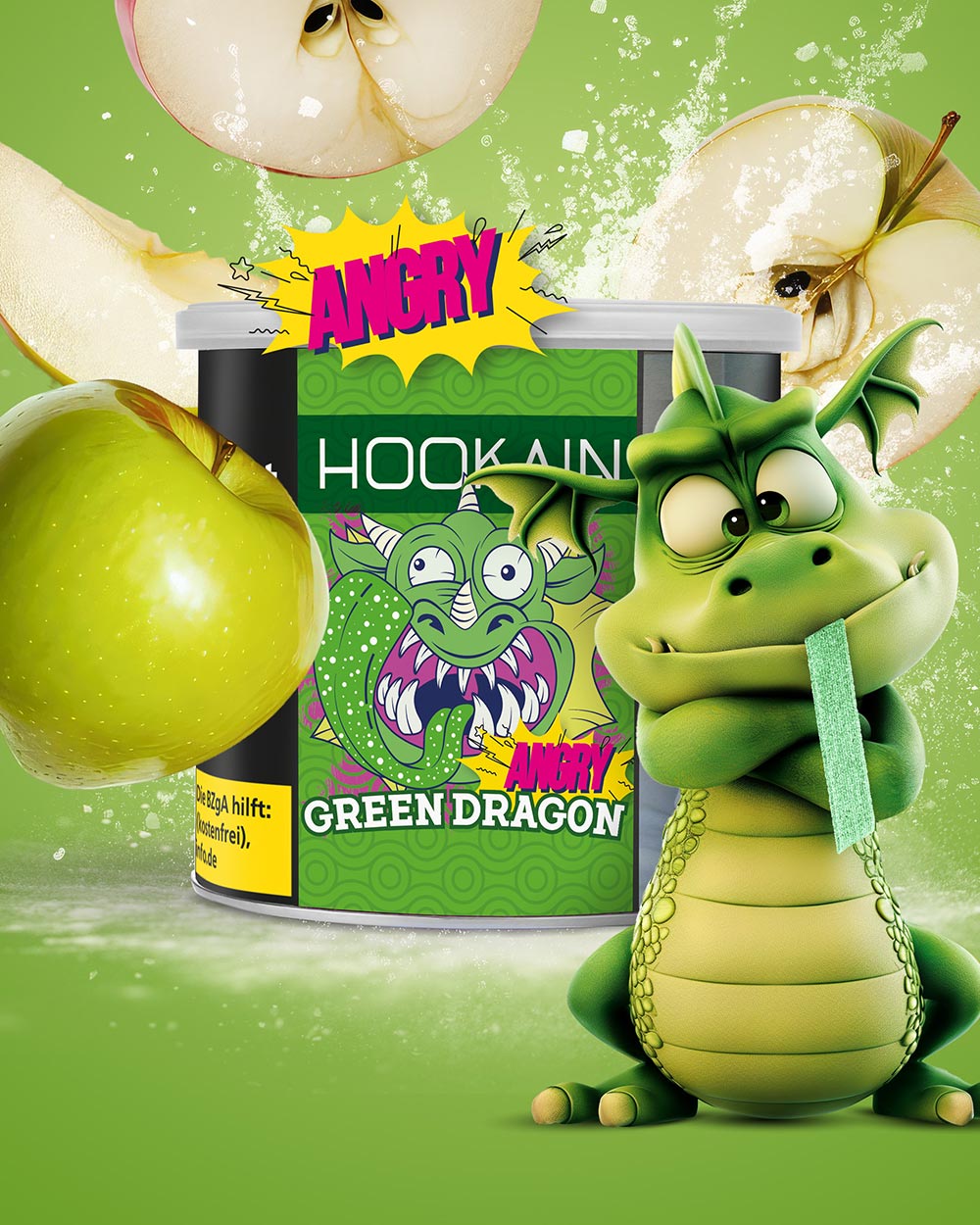 Angry Green Dragon Tabak 200g - Smokers Paradise