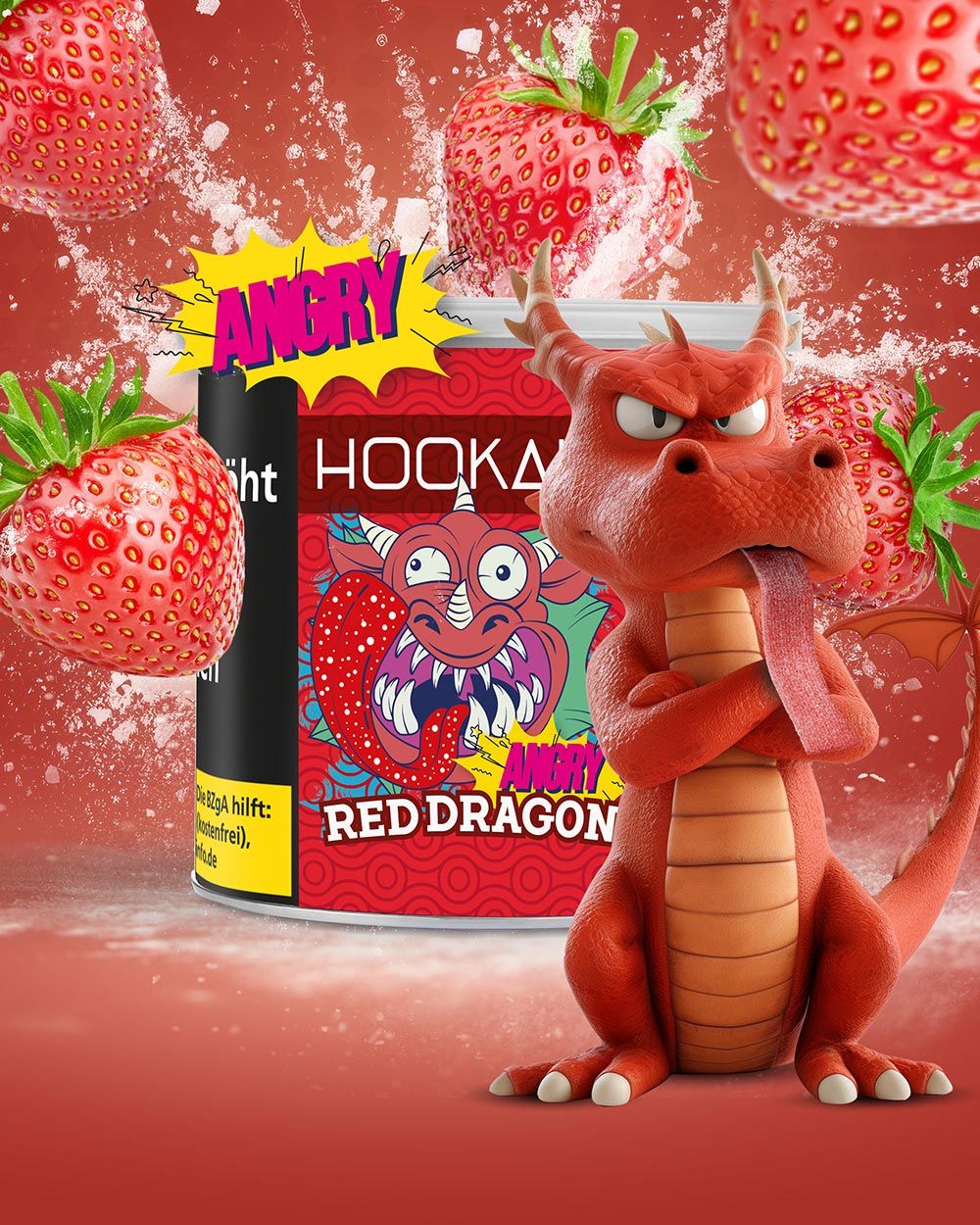 Angry Red Dragon Tabak 200g - Smokers Paradise