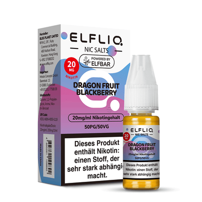 Elfbar ELFLIQ Dragonfruit Blackberry Nikotinsalz Liquid 10ml