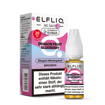 Elfbar ELFLIQ Dragonfruit Blueberry Nikotinsalz Liquid 10ml