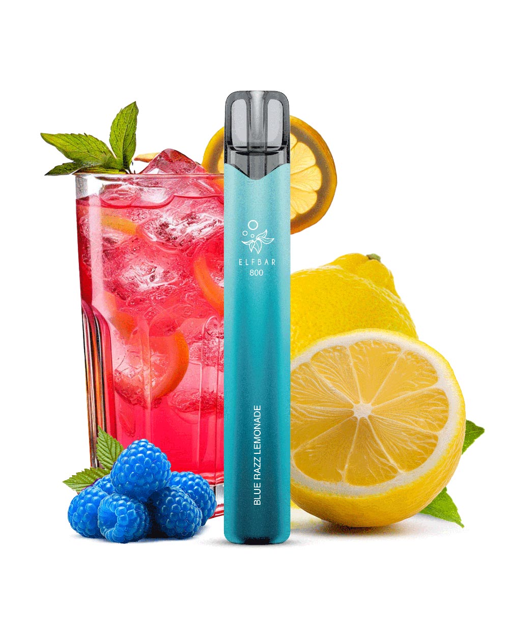 Elfbar 800 Einweg E-Zigarette Blue Razz Lemonade 20mg - Smokers Paradise