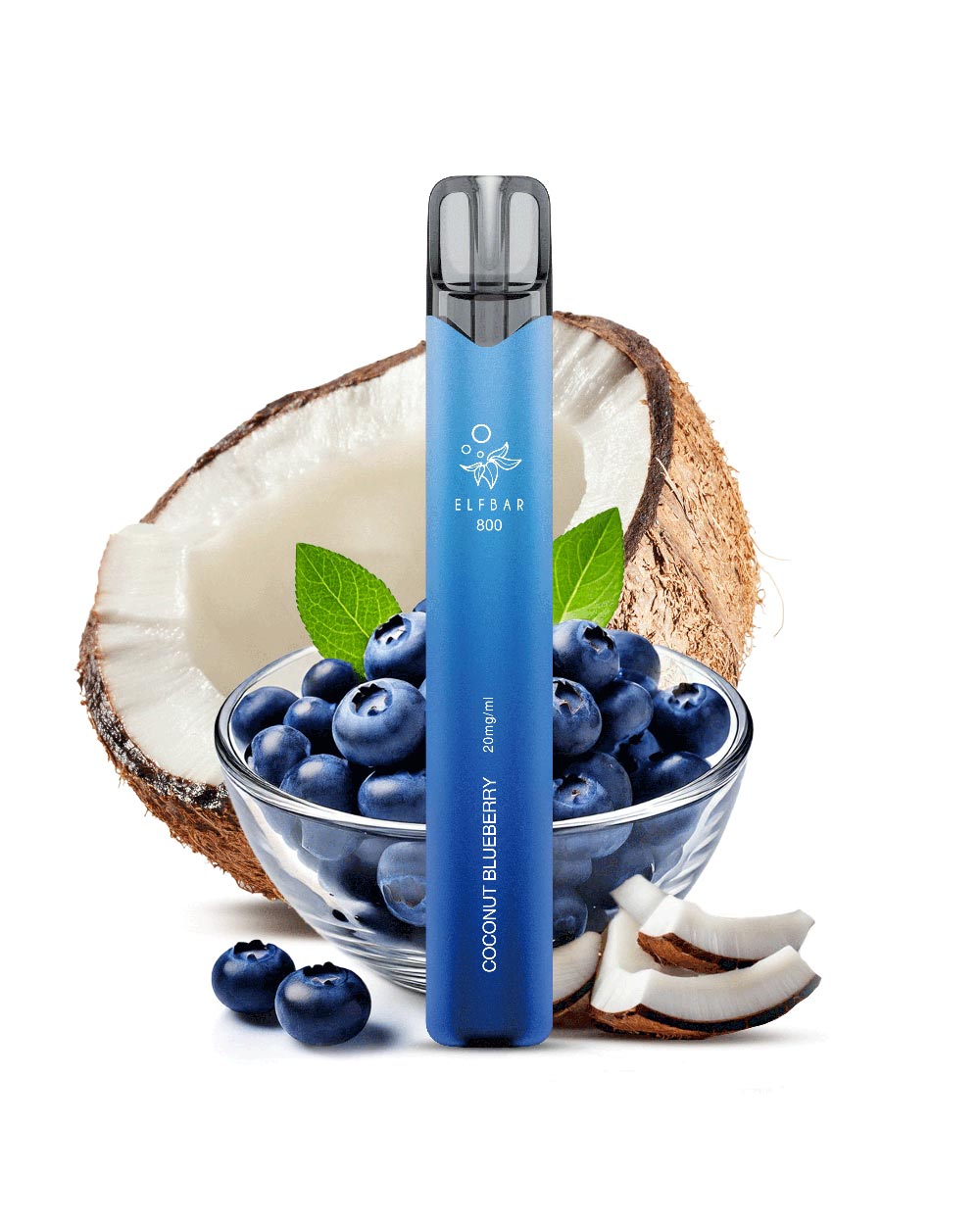 Elfbar 800 Einweg E-Zigarette Coconut Blueberry 20mg - Smokers Paradise