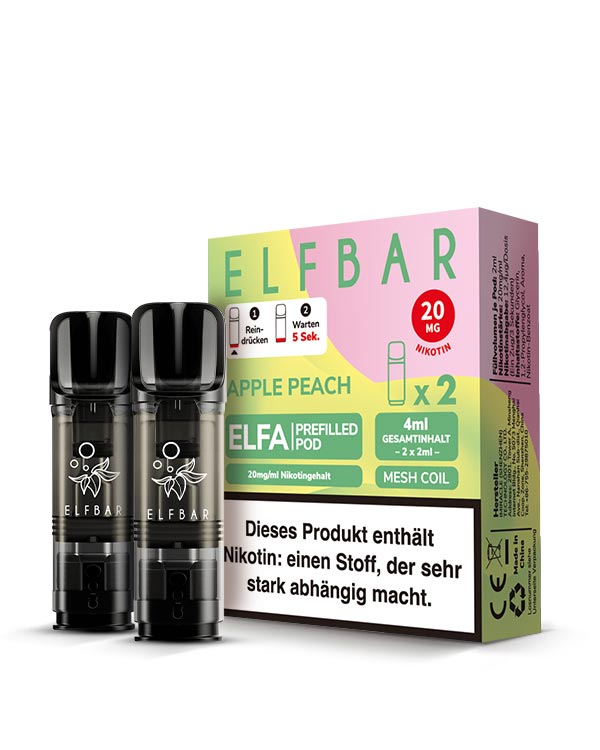 ELFA Pods Apple Peach (2Stück) 20mg - Smokers Paradise