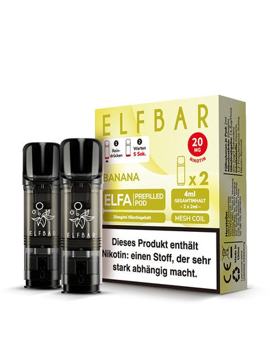 ELFA Pods Banana (2 Stück) 20mg - Smokers Paradise