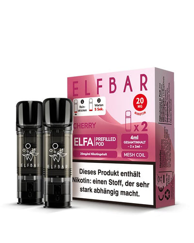 ELFA Pods Cherry (2 Stück) 20mg - Smokers Paradise