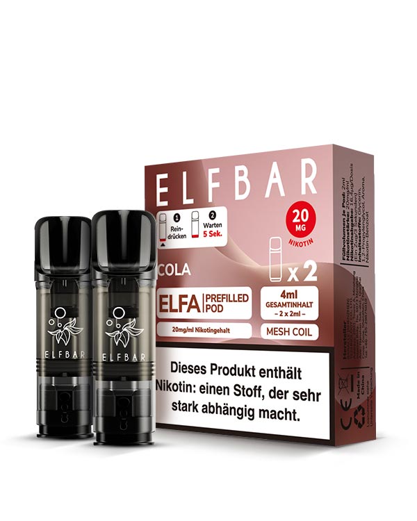ELFA Pods Cola (2 Stück) 20mg - Smokers Paradise