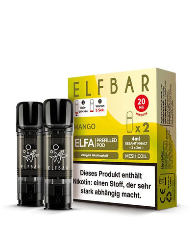 ELFA Pods Mango (2 Stück) 20mg - Smokers Paradise