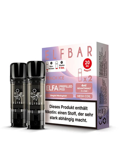 ELFA Pods Peach Ice (2 Stück) 20mg - Smokers Paradise
