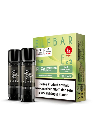 ELFA Pods Pear (2 Stück) 20mg - Smokers Paradise