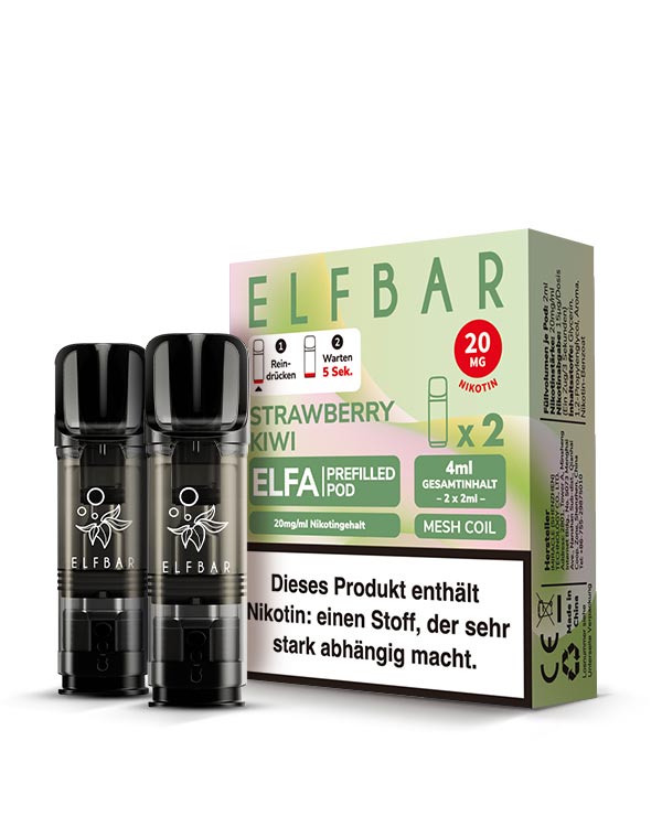 ELFA Pods Strawberry Kiwi (2 Stück) 20mg - Smokers Paradise