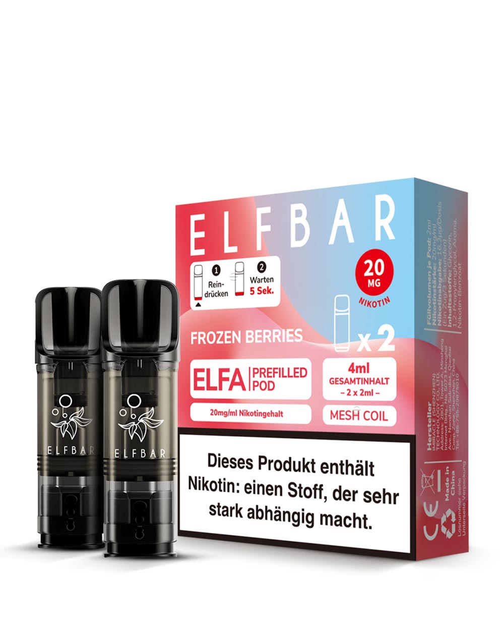 elfbar 600 rabattcode kaufen – ELFA, ELFX und ELFLIQ Pod Paket] ELFBAR ELFA Pods Vape Pen Farbe:Schwarz