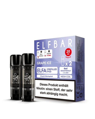 ELFA Pods Grape Ice (2 Stück) 20mg - Smokers Paradise