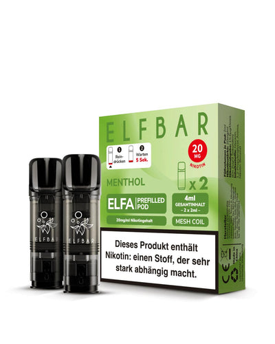 ELFA Pods Menthol (2 Stück) 20mg - Smokers Paradise