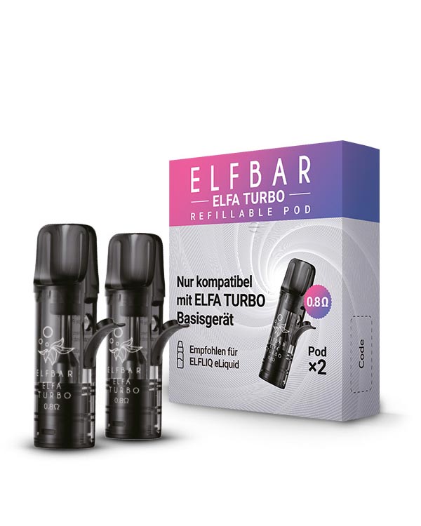 ELFA TURBO Refillable Pod 0,8 Ohm 20mg - Smokers Paradise