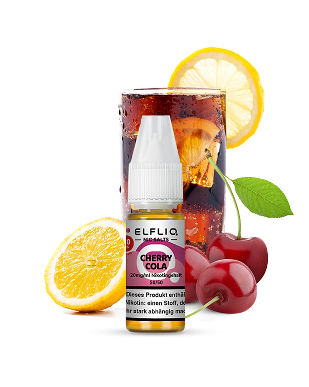 Elfliq Cherry Cola Nikotinsalz Liquid 10ml - Smokers Paradise