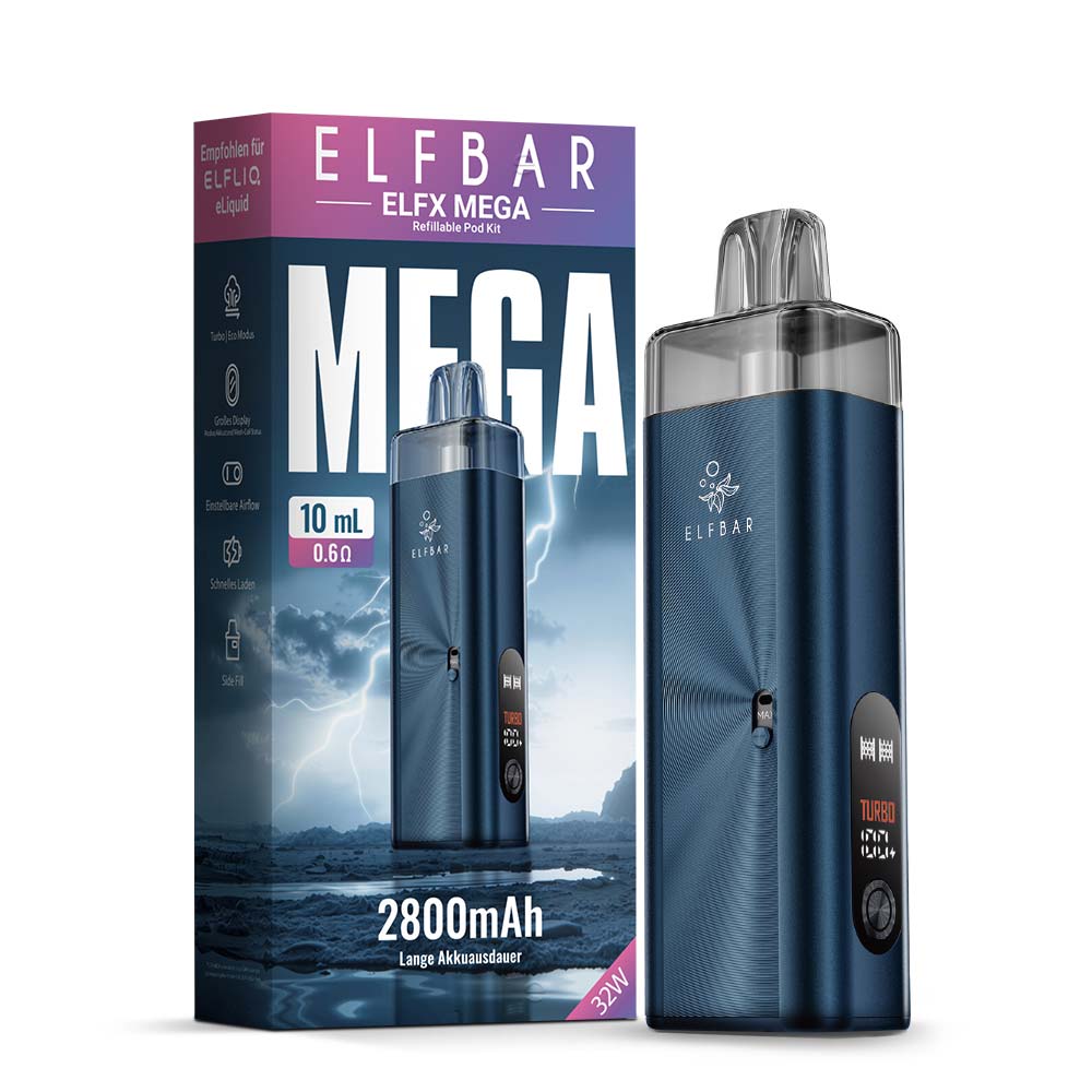 ELFX MEGA Kit Pod System 10ml - Smokers Paradise