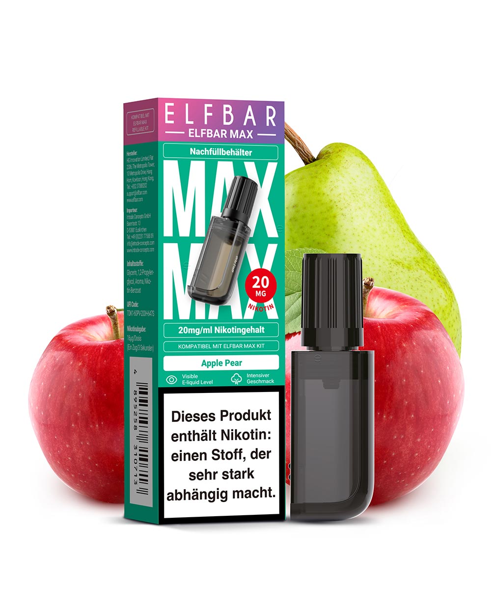 Elfbar Max Pod Apple Pear 20mg - Smokers Paradise