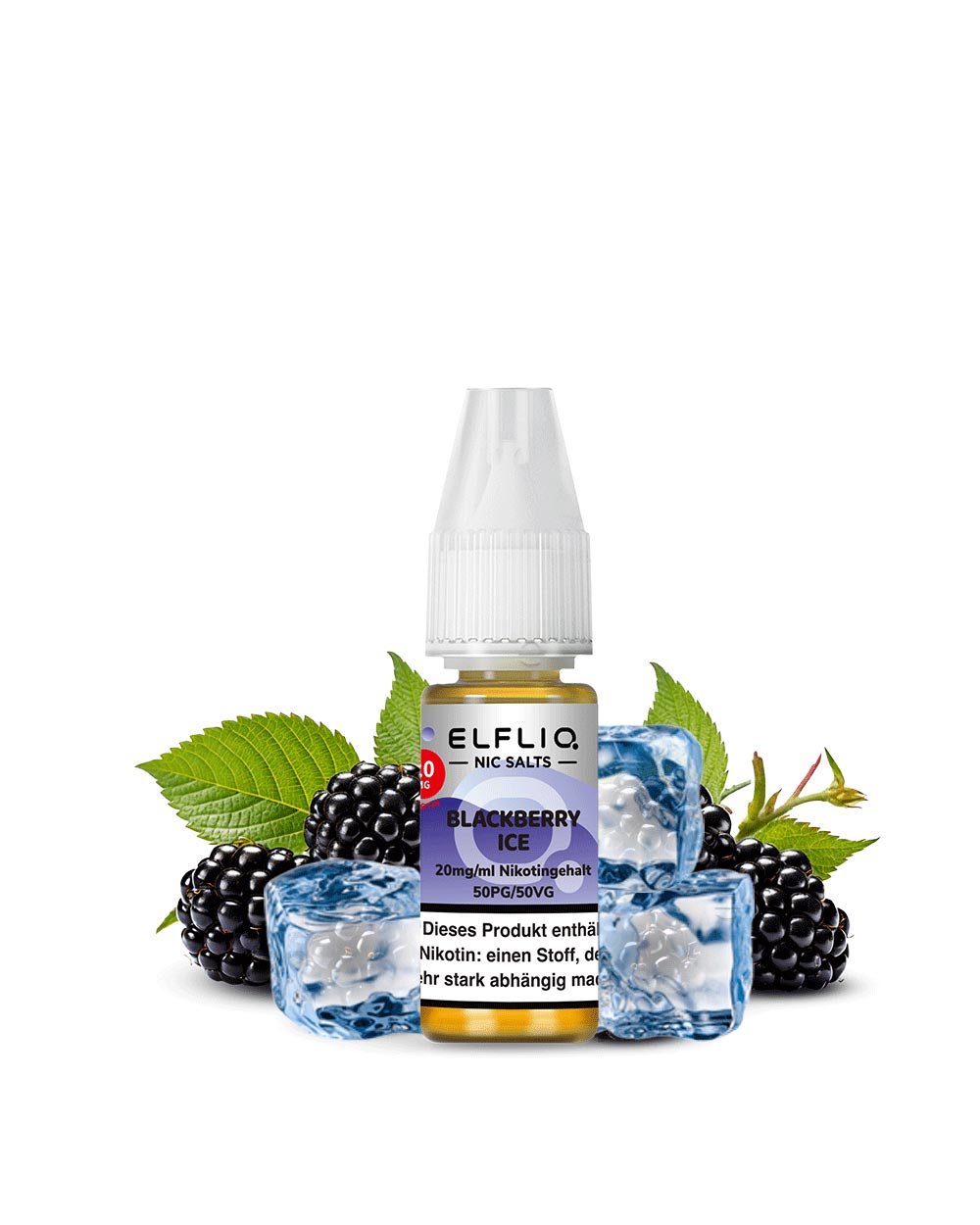 Elfliq Blackberry Ice Nikotinsalz Liquid 10ml - Smokers Paradise