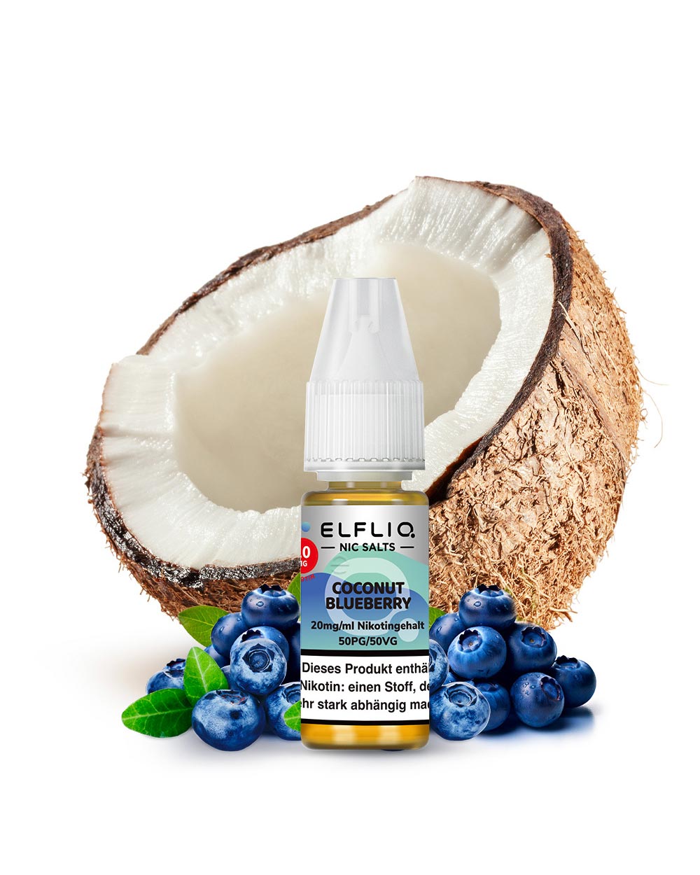 Elfliq Coconut Blueberry Nikotinsalz Liquid 10ml - Smokers Paradise