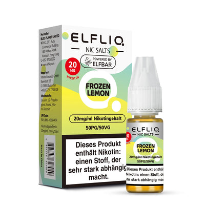 Elfbar ELFLIQ Frozen Lemon Nikotinsalz Liquid 10ml
