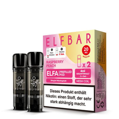 Elfbar Elfa Pods Raspberry Peach 20mg (2 Stück)