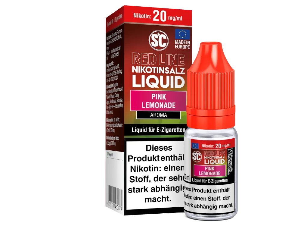 Red Line - Pink Lemonade - Nikotinsalz Liquid