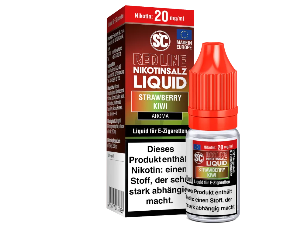 Red Line - Strawberry Kiwi - Nikotinsalz Liquid